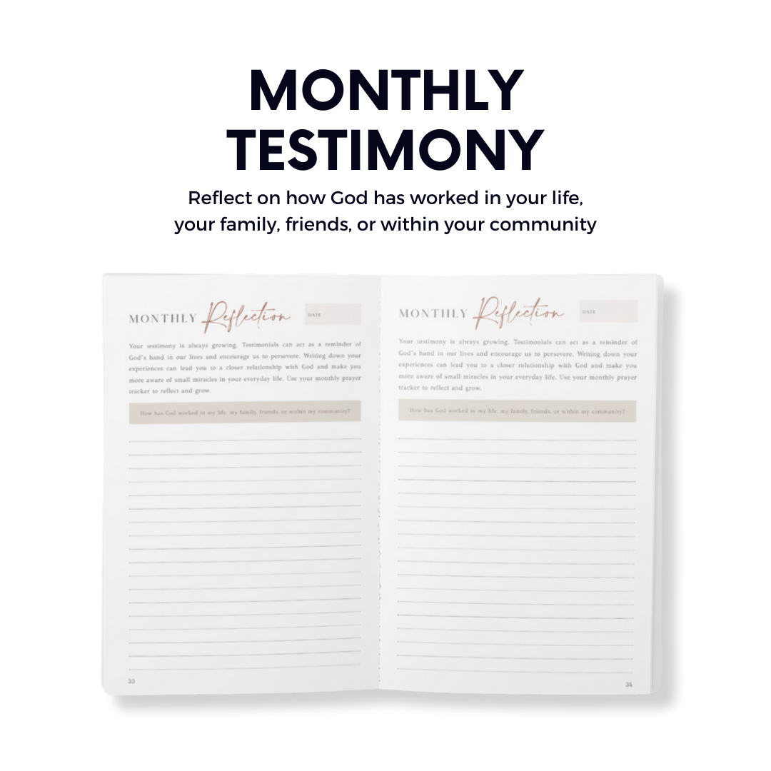 The Daily Prayer Journal (Blue Curly Line)