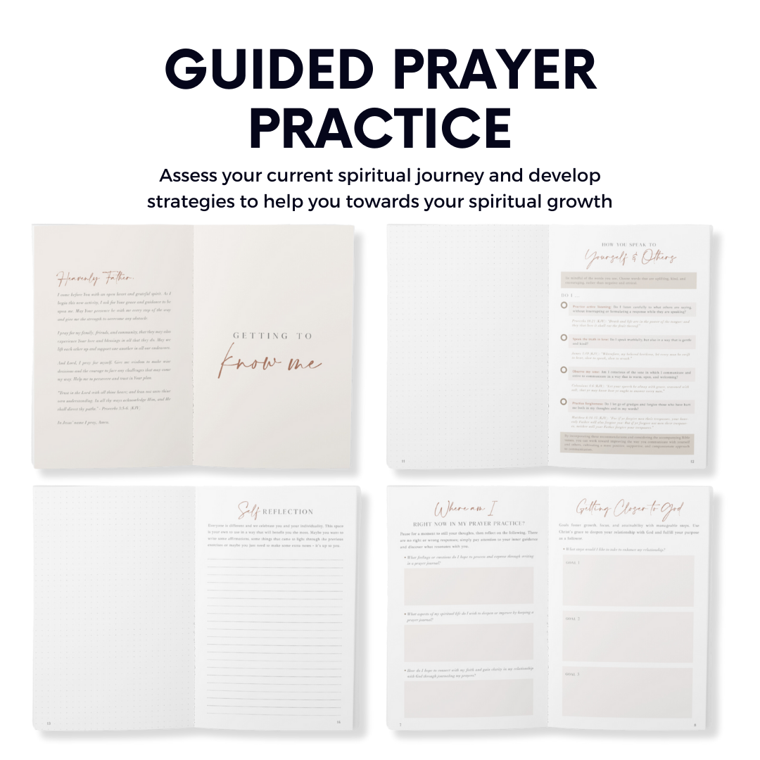 The Daily Prayer Journal (Blue Curly Line)