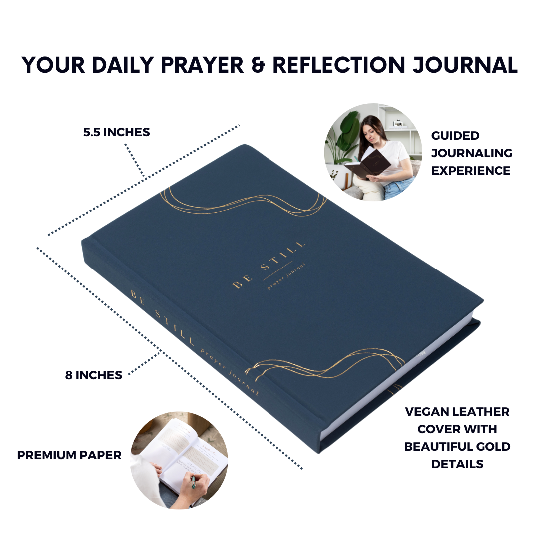 The Daily Prayer Journal (Blue Curly Line)