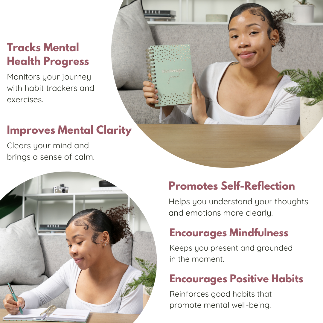 Manifestation Journal for Women and Men 2025 (White)