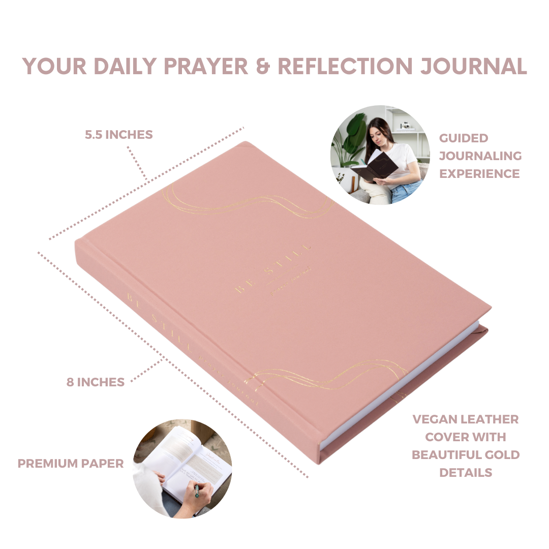 The Daily Prayer Journal (Pink Curly Line)