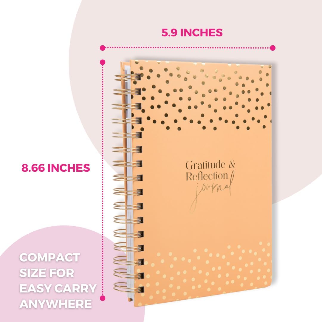 Gratitude & Self-Care Bundle | Orange Gratitude Journal, Self-Care Box with Wellness Essentials, and Gratitude Scratch Cards for Mindfulness, Positivity, and Relaxation