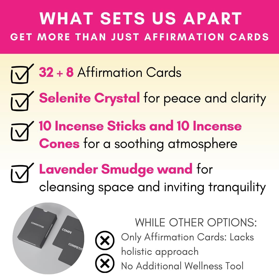 Plum Self-Care Essentials – Self-Care Journal, Self-Care Box, and Affirmation Scratch Cards for Positive Habits