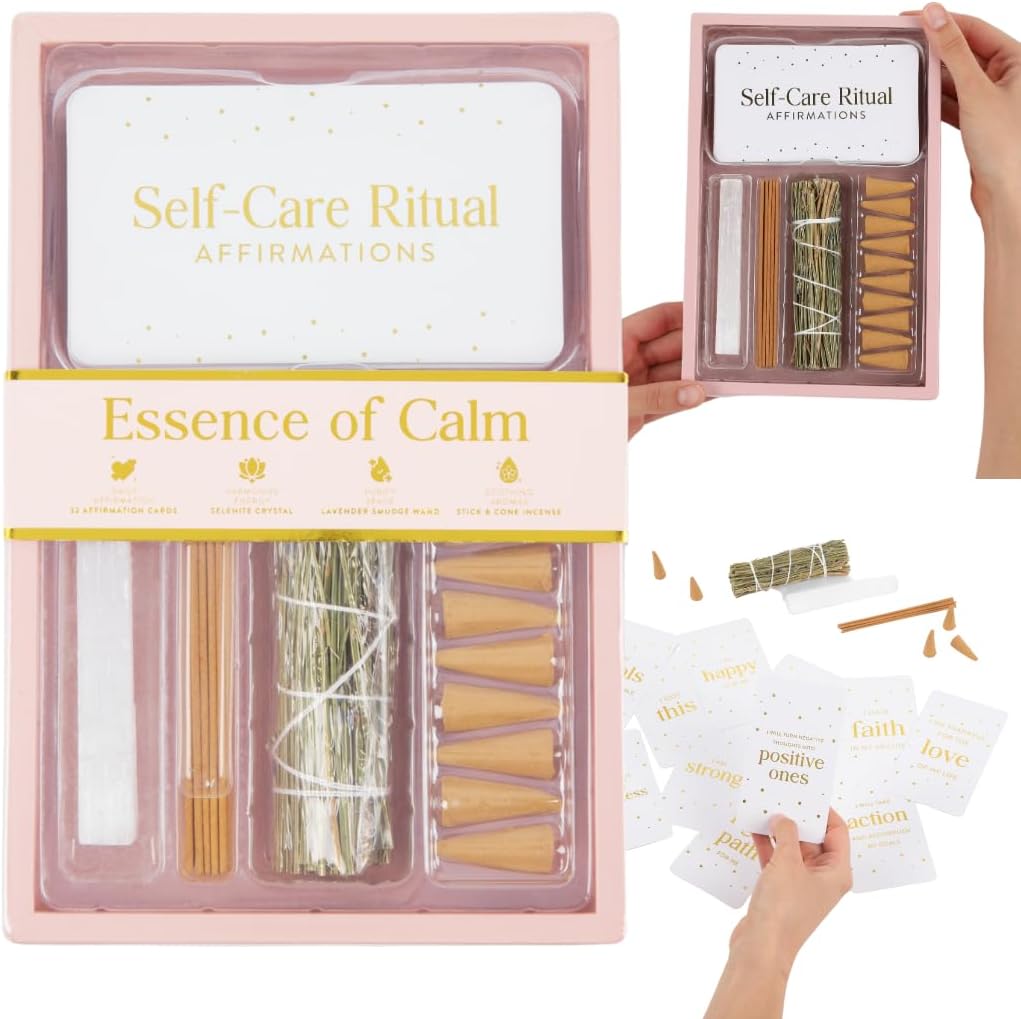 Ultimate Self-Care Gift Box: Daily Self-Care Journal, Affirmation Cards, and Scratch-Off Wellness Cards for Mindfulness and Relaxation