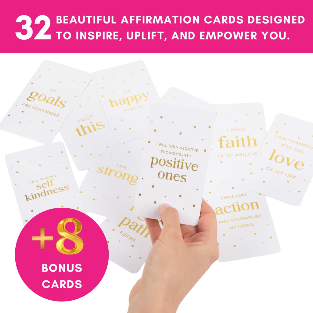 Self-Care & Gratitude Box – Pink Gratitude Journal, Self-Care Box, and Mental Health Scratch Cards