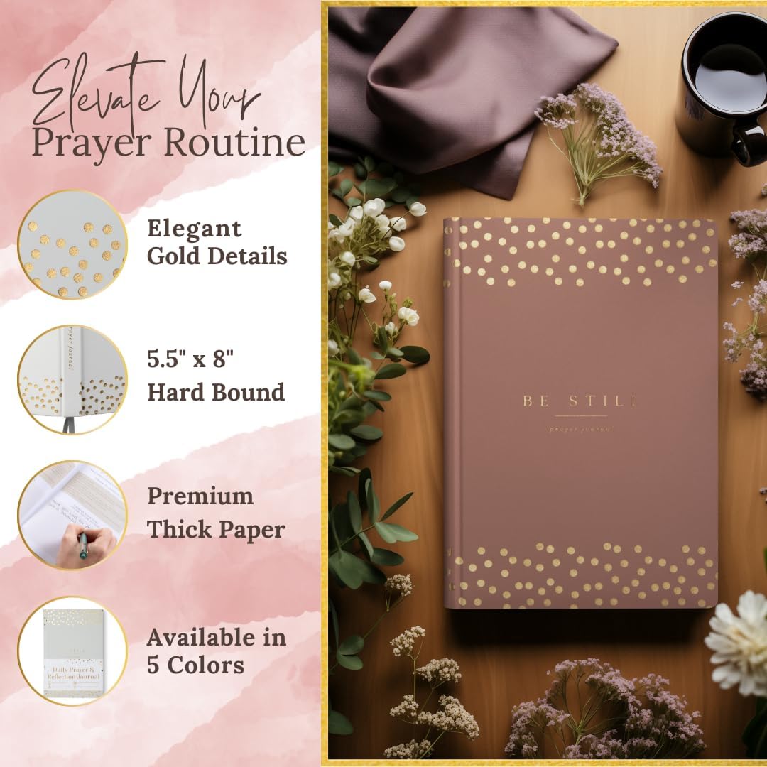 Pink Wellness Collection – Prayer Journal, Gratitude Journal, and Mental Health Scratch Cards