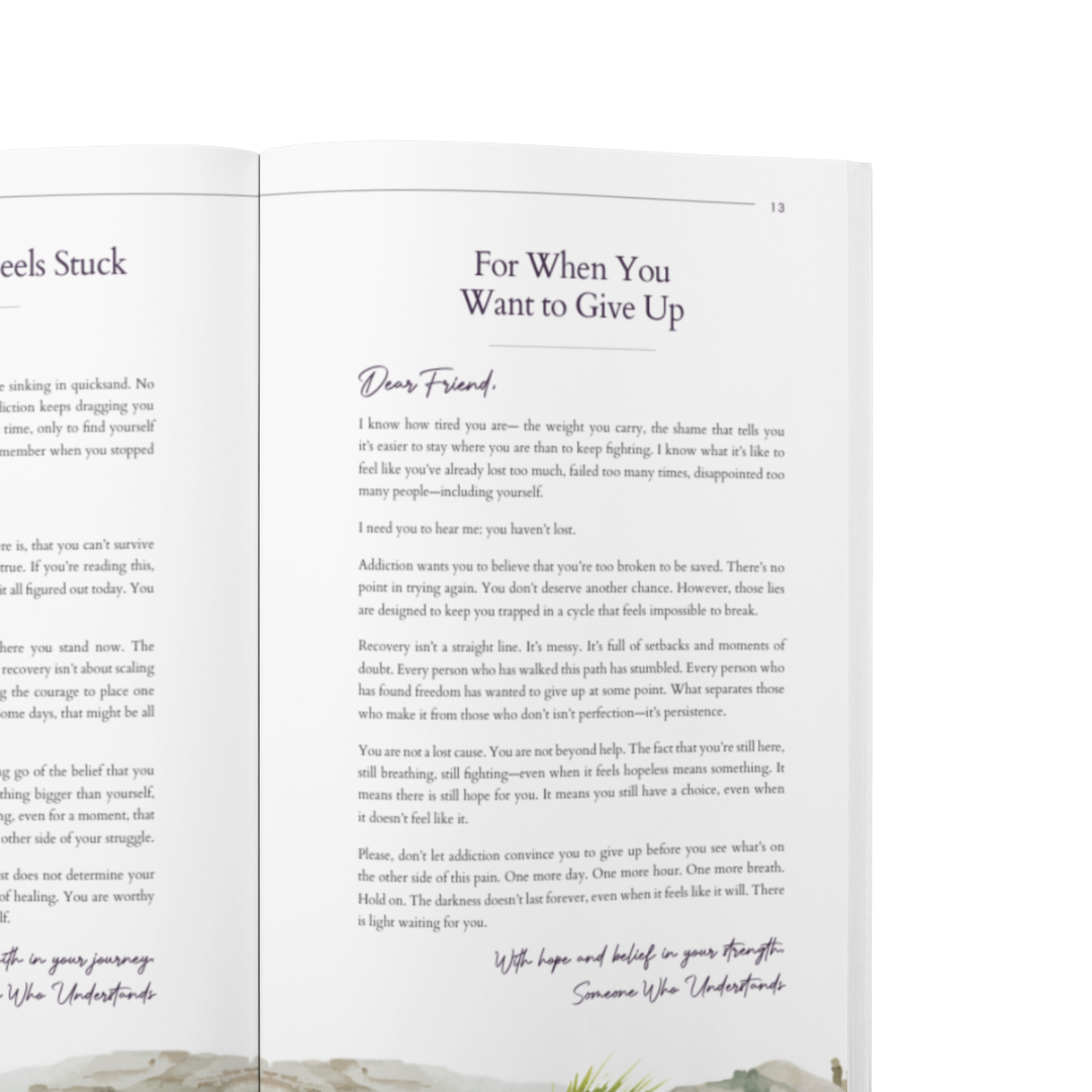 SURRENDER: Letters for the Beginning of Sobriety (Before It Gets Better)