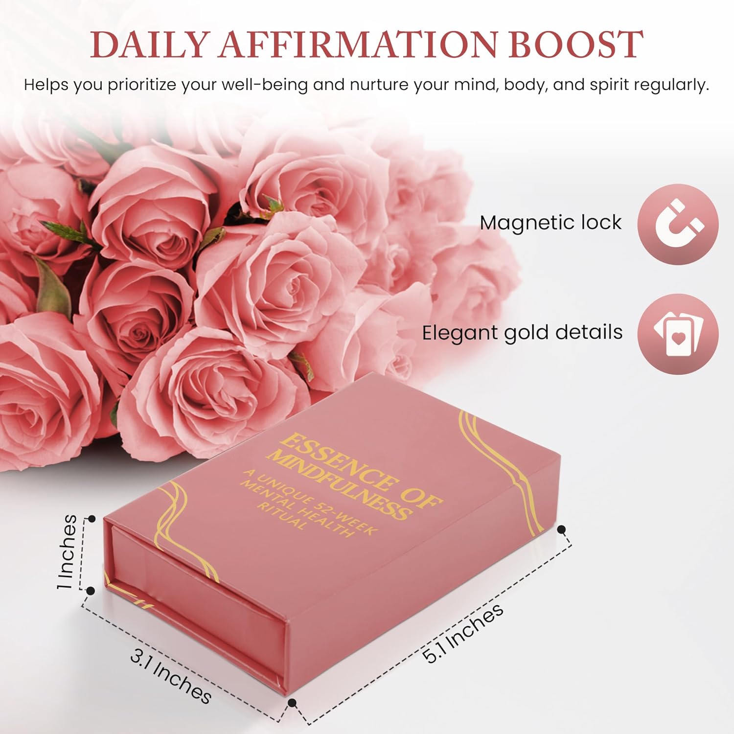 All-in-One Affirmation, Gratitude, Self-Care & Mindfulness Scratch Card Bundle | 52-Week Motivational & Positivity Kit | Inspiring Scratch-Off Cards for Empowerment, Self-Love & Mindful Living