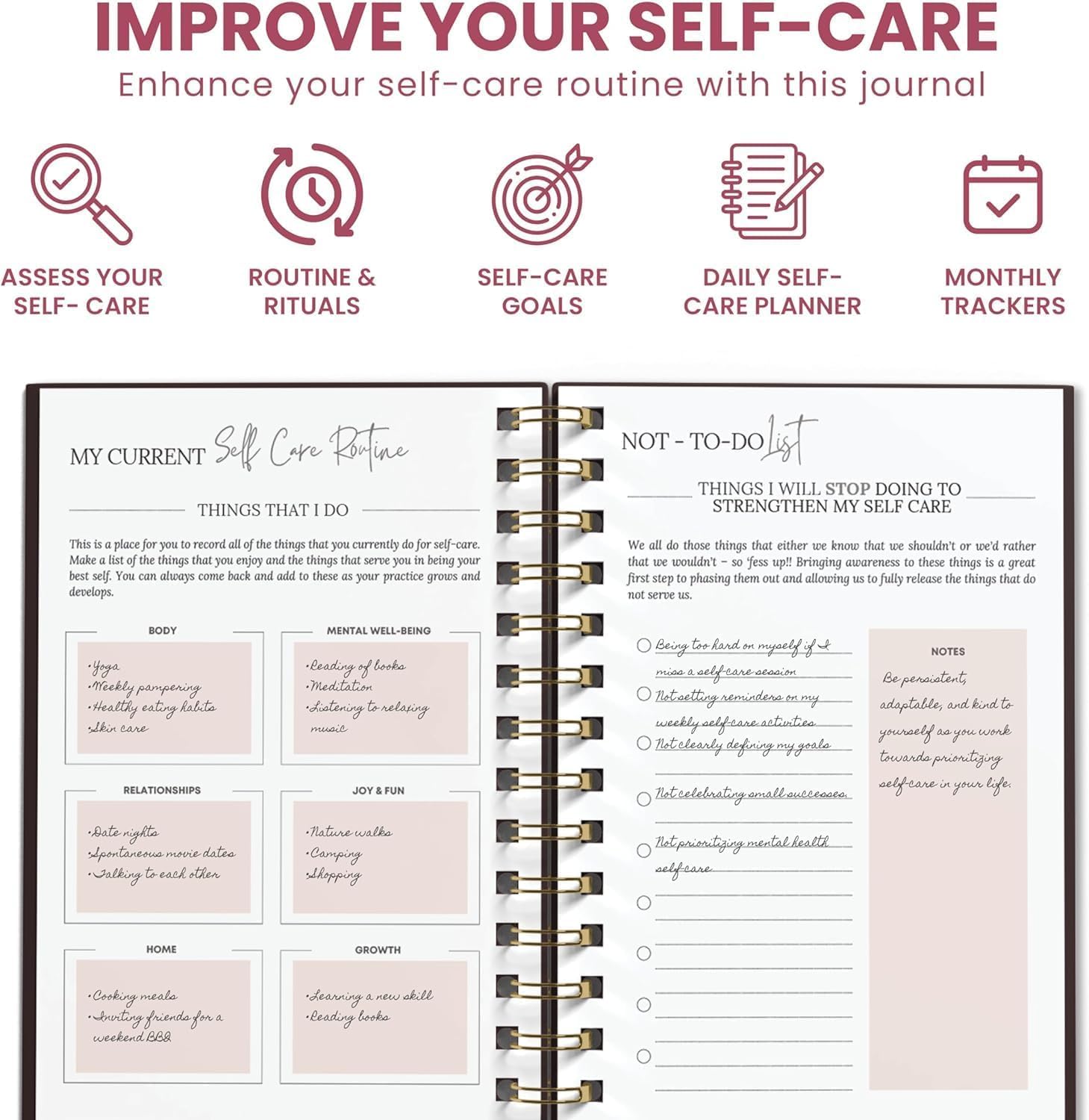 Mindful Living Journal Set – Self-Care, Prayer, and Gratitude Journals to Inspire Wellness, Faith, and Positivity in Your Daily Life