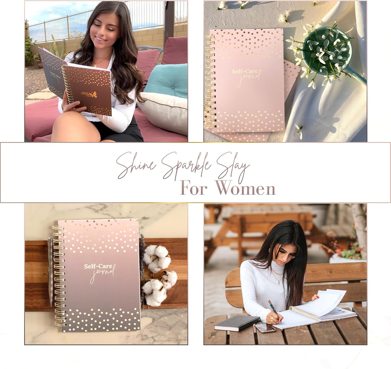 Ultimate Self-Care Gift Box: Daily Self-Care Journal, Affirmation Cards, and Scratch-Off Wellness Cards for Mindfulness and Relaxation