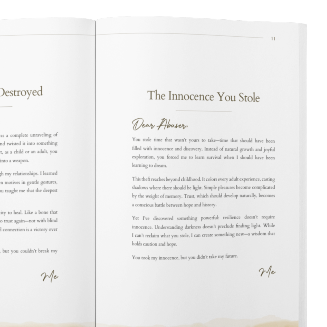 Letters to My Abuser: The Letters I Never Sent—Until Now