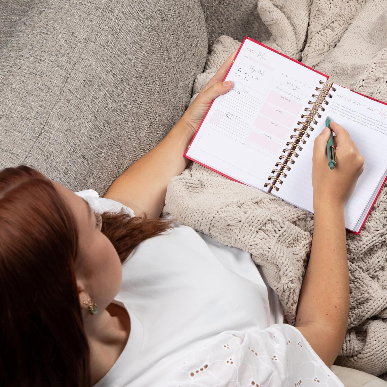 Plum Self-Care Essentials – Self-Care Journal, Self-Care Box, and Affirmation Scratch Cards for Positive Habits