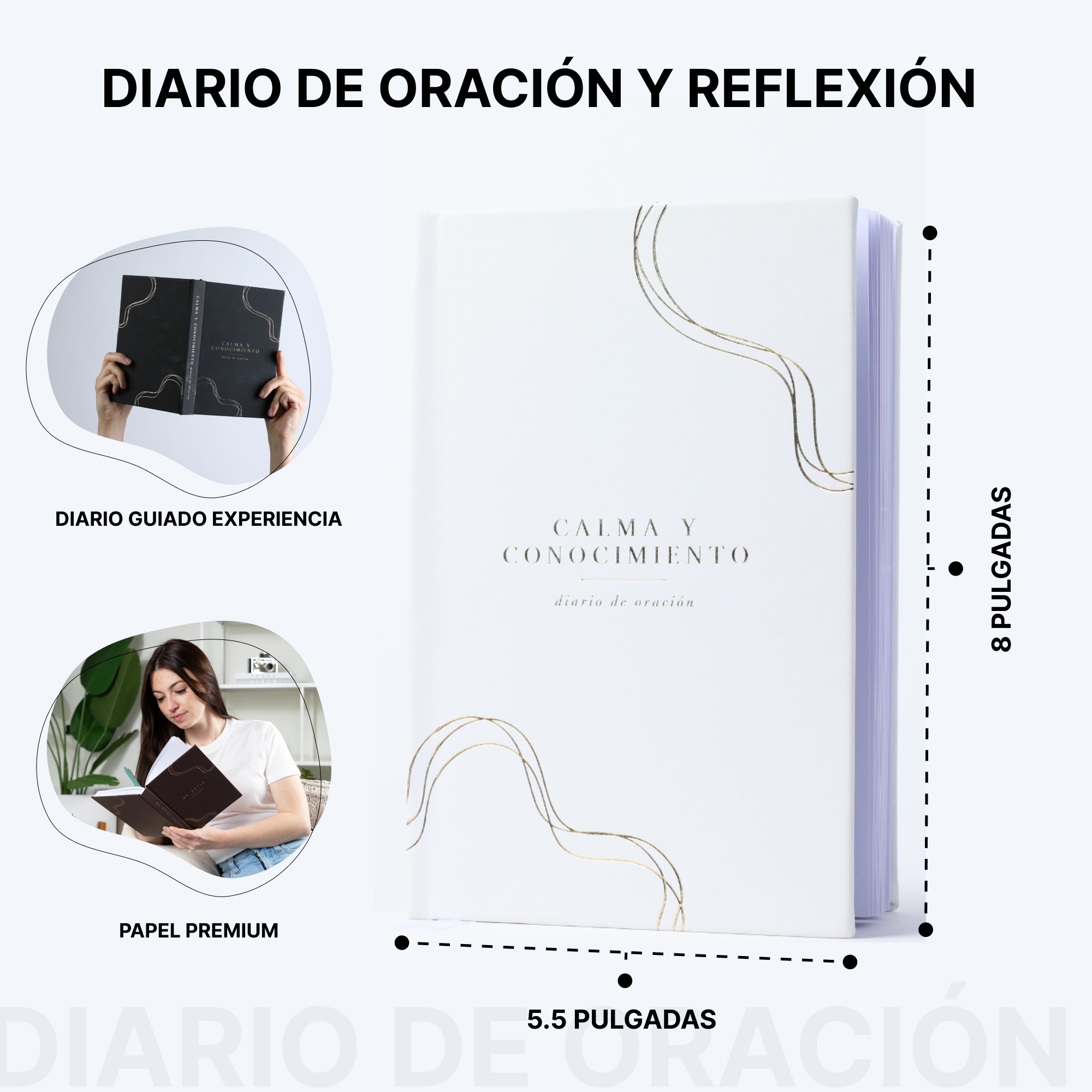 The Spanish Prayer Journal for Men and Women (White)