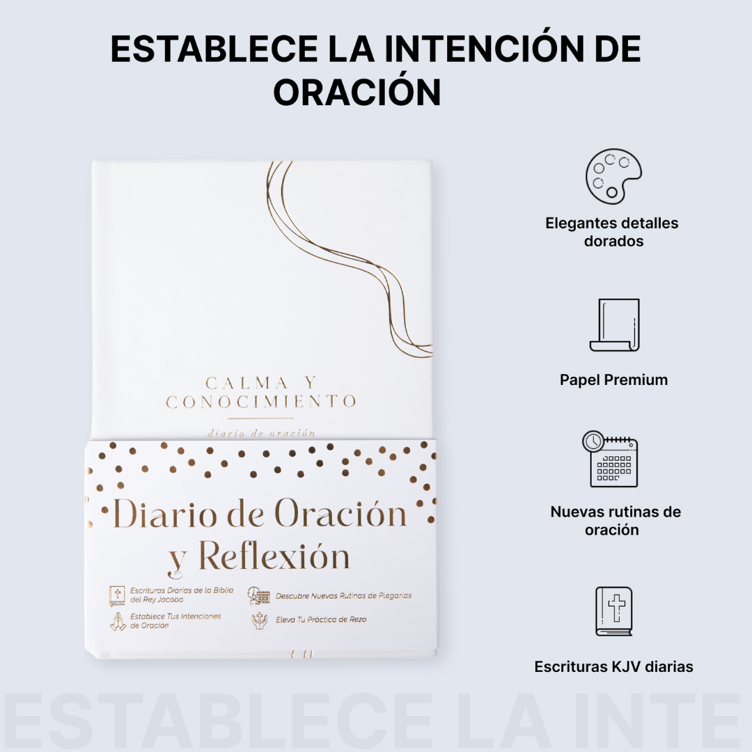 The Spanish Prayer Journal for Men and Women (White)
