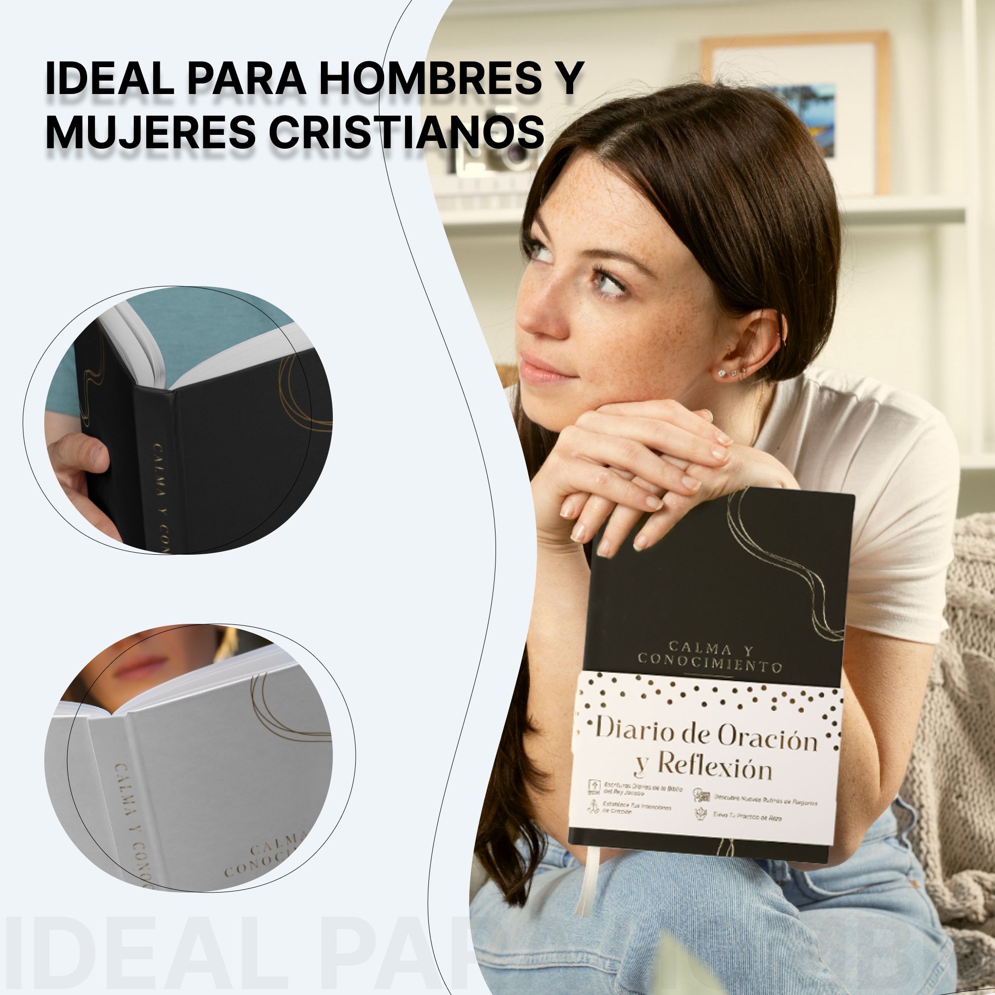 The Spanish Prayer Journal for Men and Women (White)