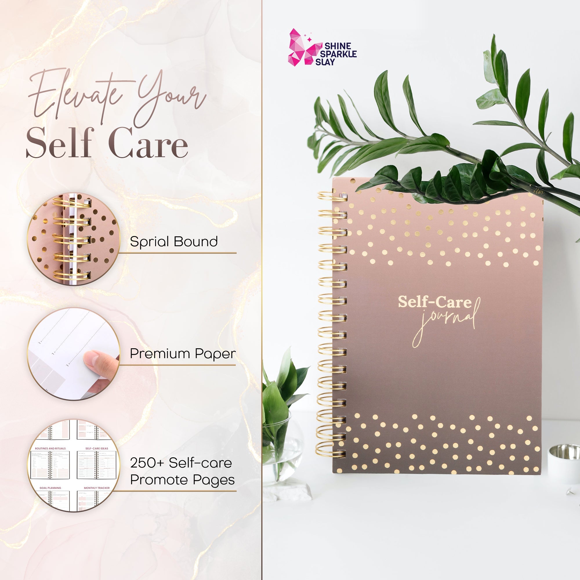 The Self-Care Journal for Women (Plum)