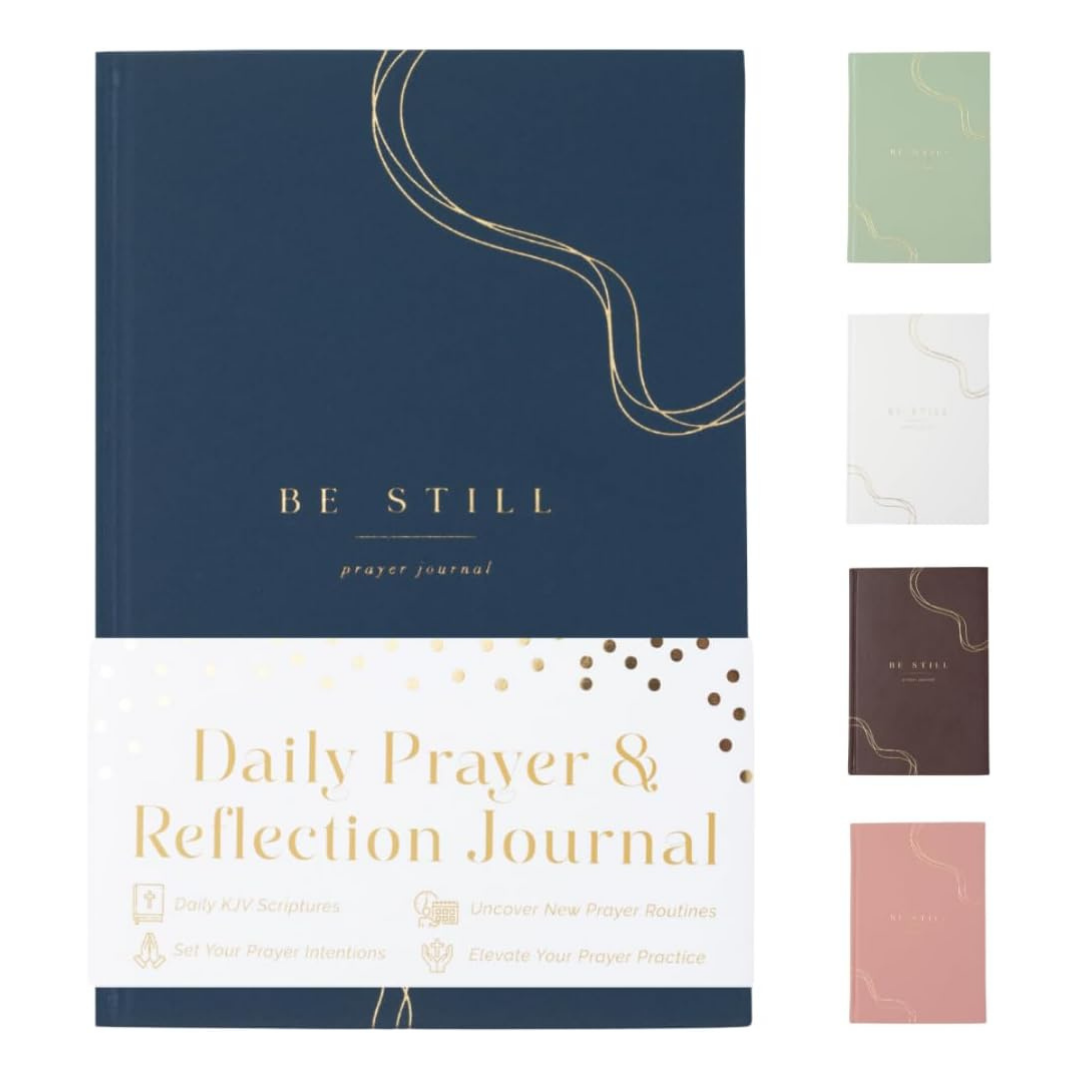 The Daily Prayer Journal (Blue Curly Line)