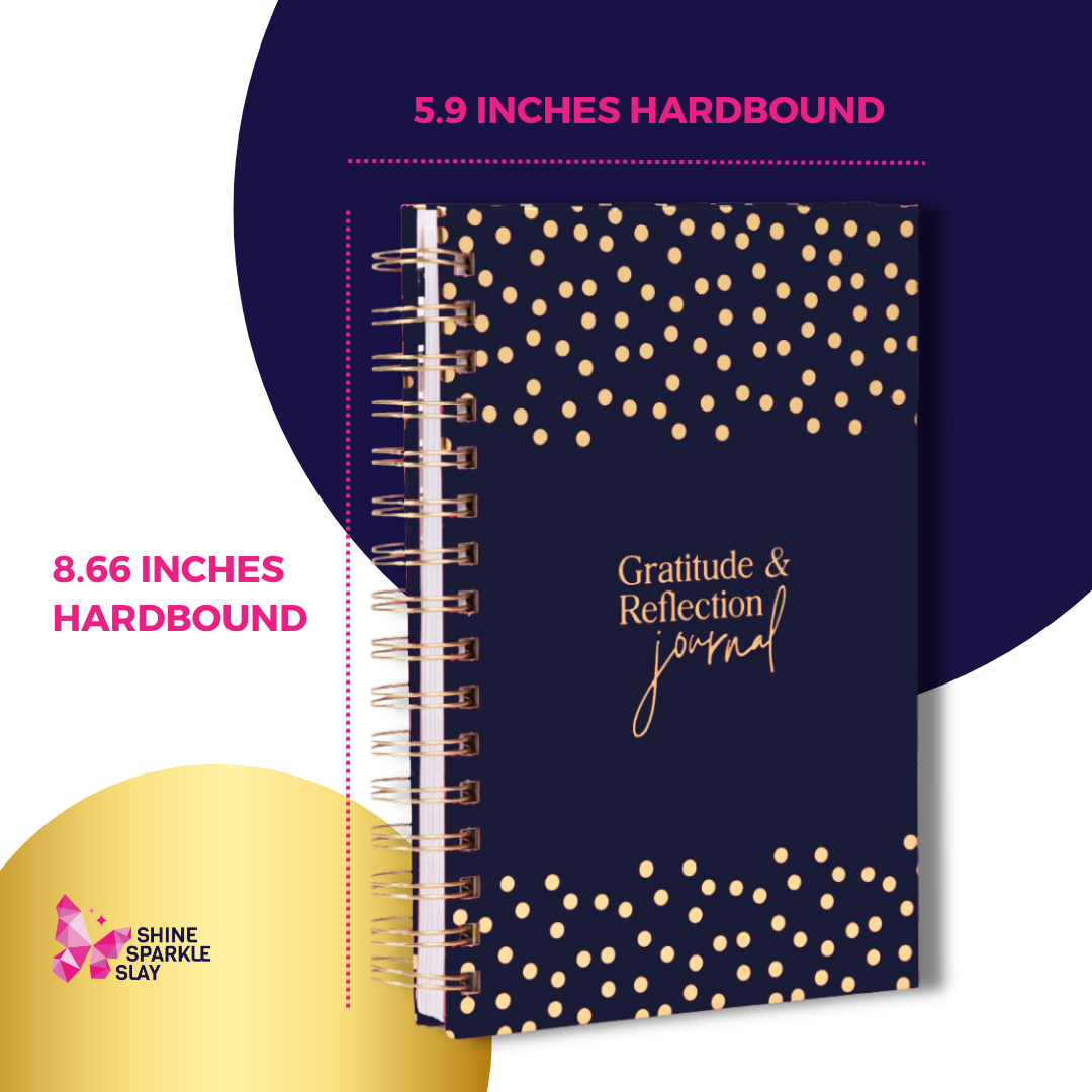 The Gratitude Journal for Women (Navy Blue)