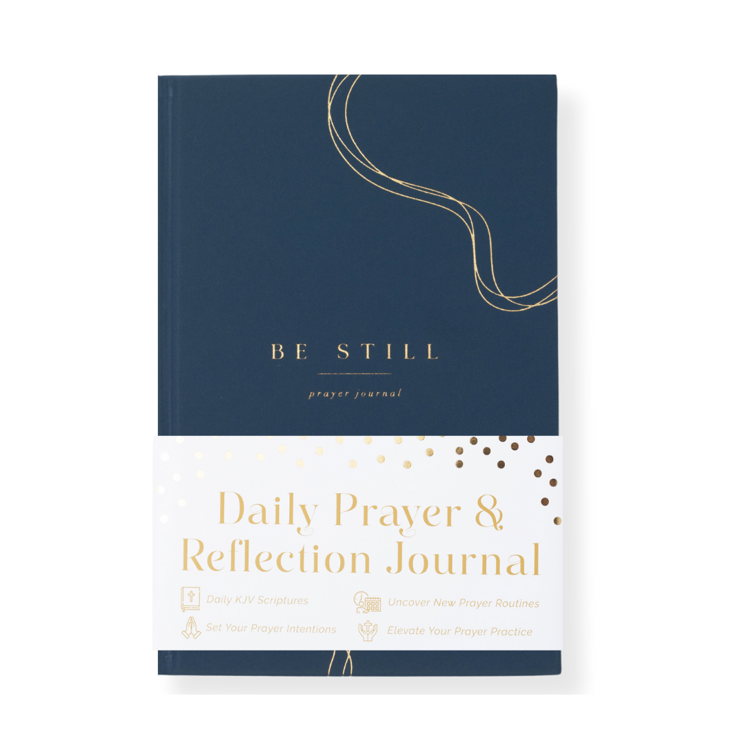 The Daily Prayer Journal (Blue Curly Line)