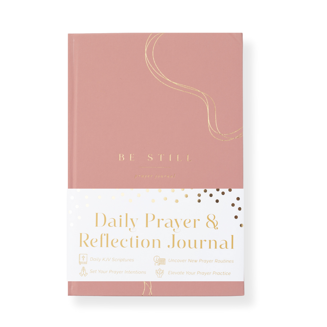 The Daily Prayer Journal (Pink Curly Line)