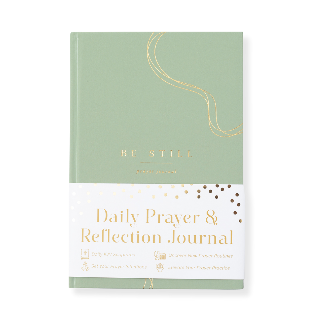 The Daily Prayer Journal (Green Curly Line)