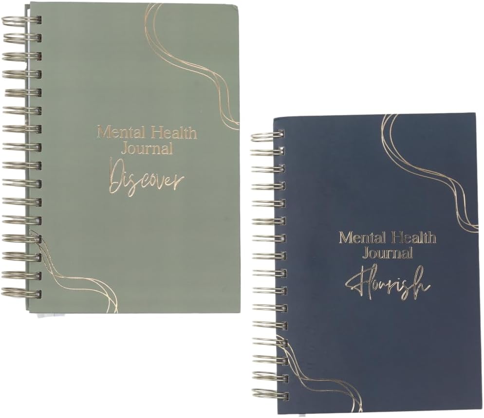 Discover & Flourish Bundle: The Ultimate Self-Care & Mental Wellness Journal Set