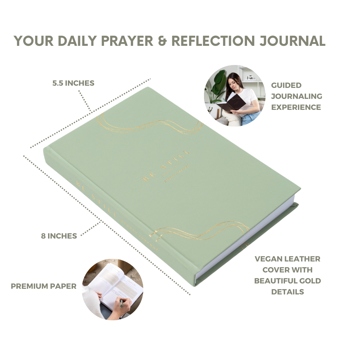 The Daily Prayer Journal (Green Curly Line)