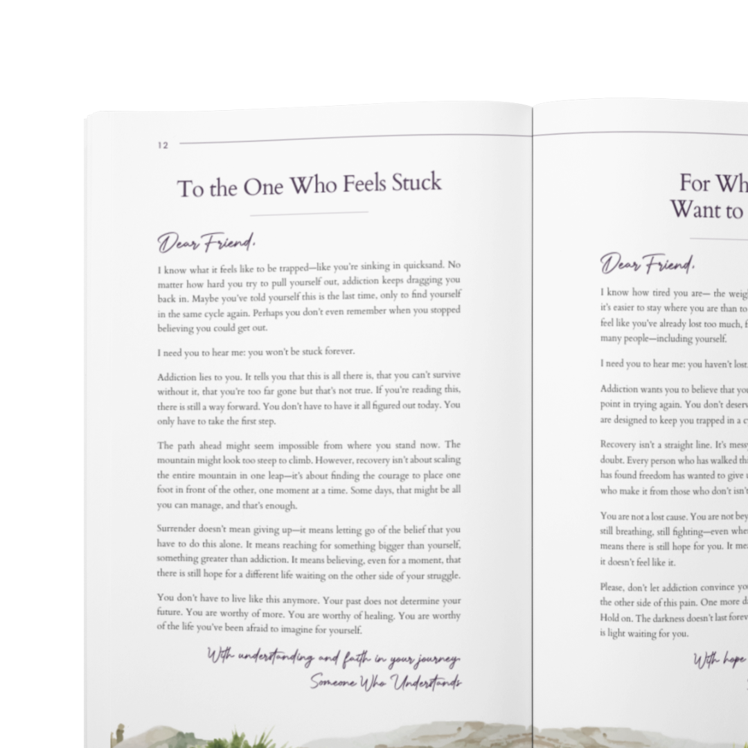 SURRENDER: Letters for the Beginning of Sobriety (Before It Gets Better)