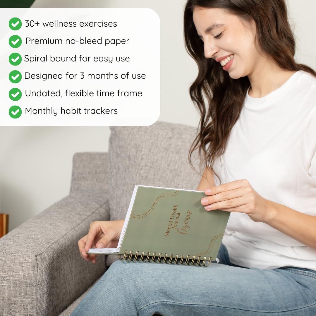 Discover & Flourish Bundle: The Ultimate Self-Care & Mental Wellness Journal Set