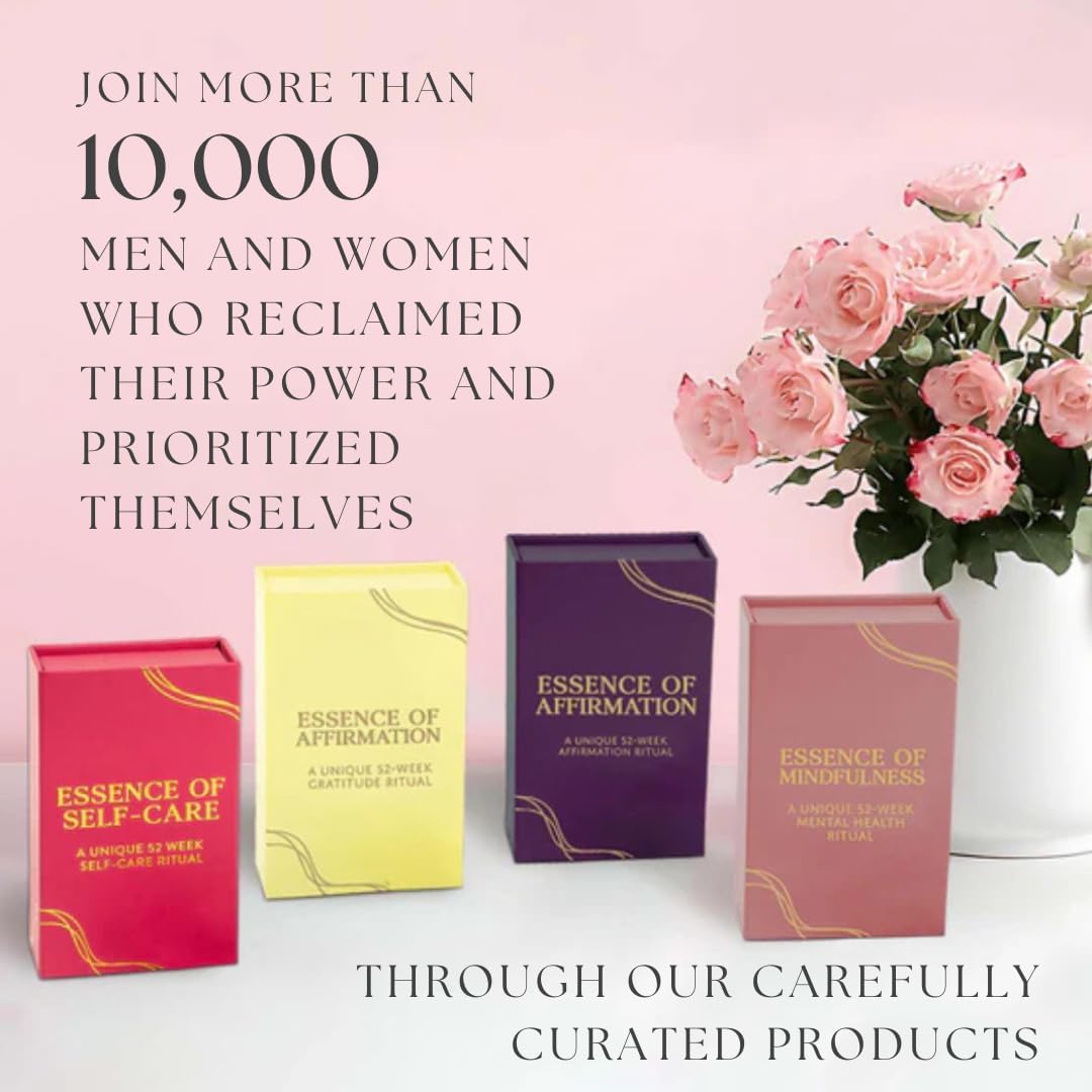 All-in-One Affirmation, Gratitude, Self-Care & Mindfulness Scratch Card Bundle | 52-Week Motivational & Positivity Kit | Inspiring Scratch-Off Cards for Empowerment, Self-Love & Mindful Living