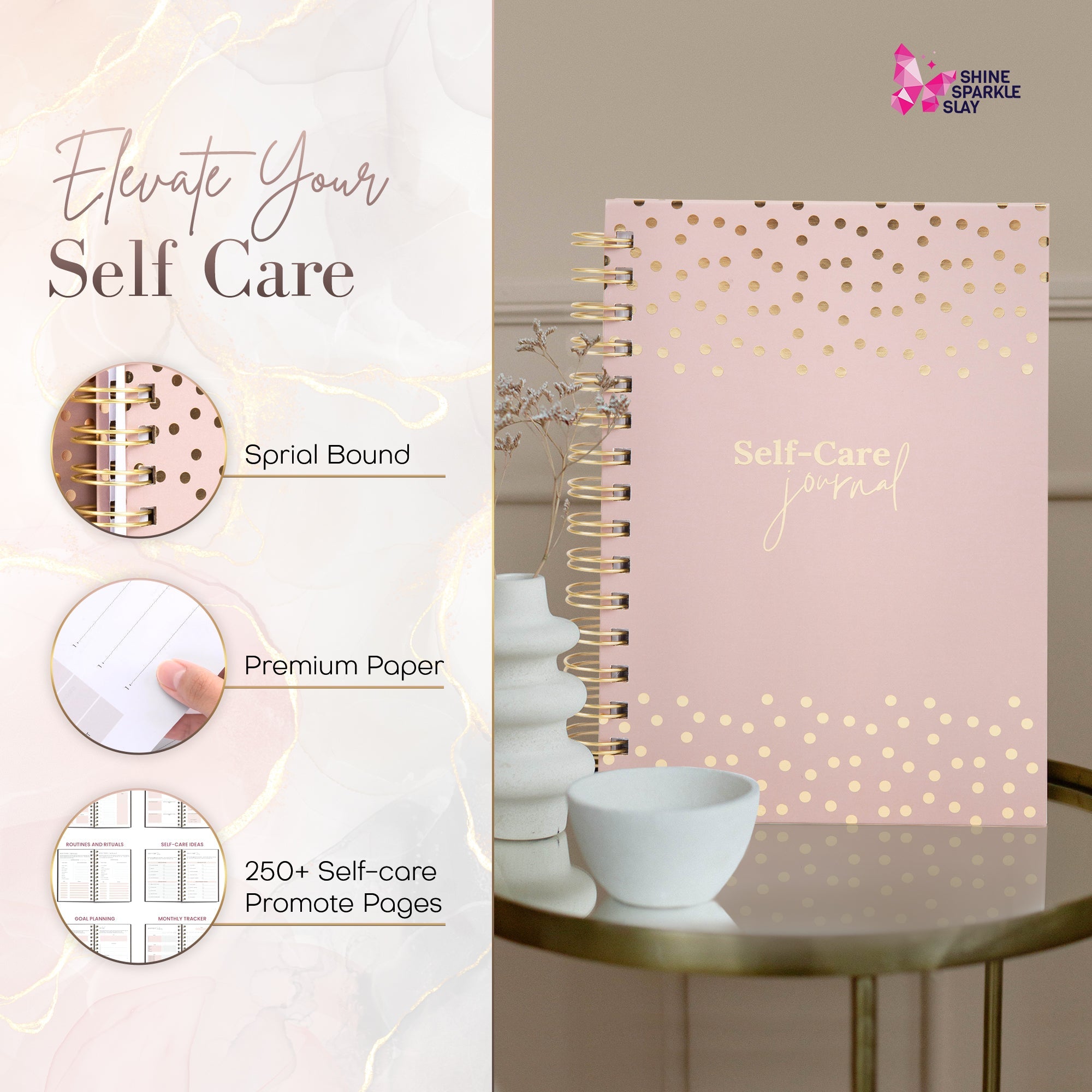 The Self-Care Journal for Women (Pink)